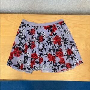 NWOT Chic Ballet (Oh La La) Dancewear Evaline Bright Blooms Skirt, Adult M